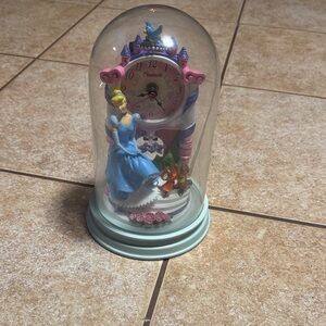 Disney Cinderella Musical Dome Clock - Blue, Pink, Mint